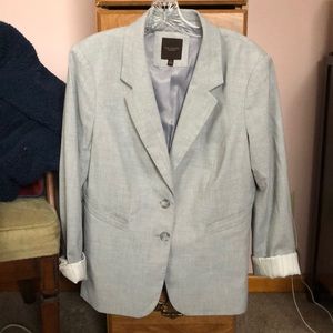 The Limited Gray Lined Blazer